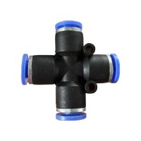 Фітінг цангове з'єднання крестове для шлангів 6 мм SPZA06 Airkraft