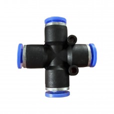 Фітінг цангове з'єднання крестове для шлангів 10 мм SPZA10 AIRKRAFT