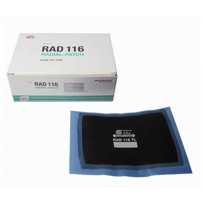 Радіальний пластир TipTop TL 116 (104x67мм) з логотипом