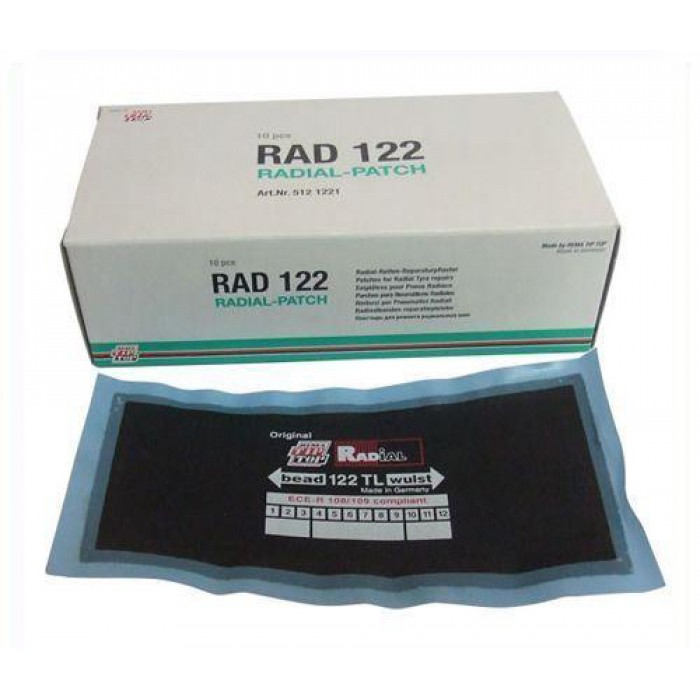 Радіальний пластир TipTop TL 122 (175x75мм) з логотипом