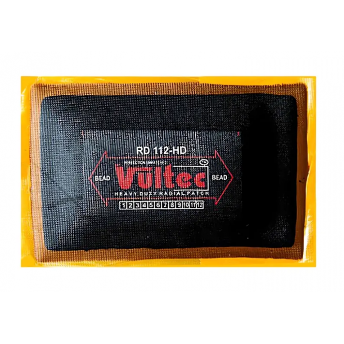 Радіальний пластир Vultec жовтий RD-112HD (70x115mm) жорсткий