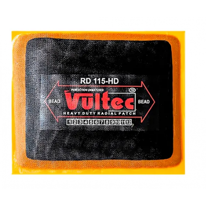 Радіальний пластир Vultec жовтий RD-115HD (75x90mm) жорсткий