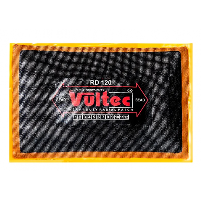Радіальний пластир Vultec жовтий RD-120 (75x125mm) жорсткий