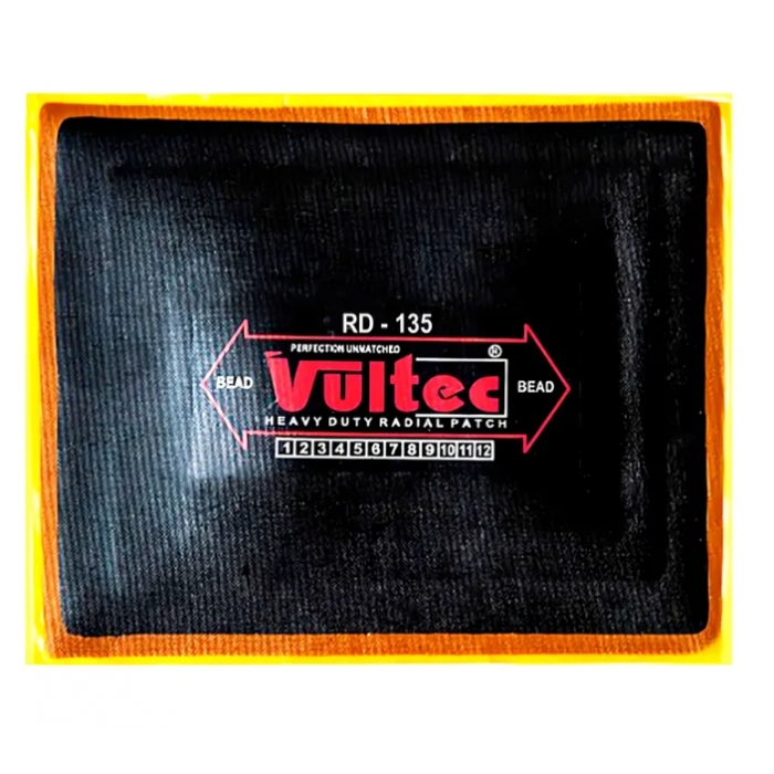 Радіальний пластир Vultec жовтий RD-135 (125x150mm) жорсткий