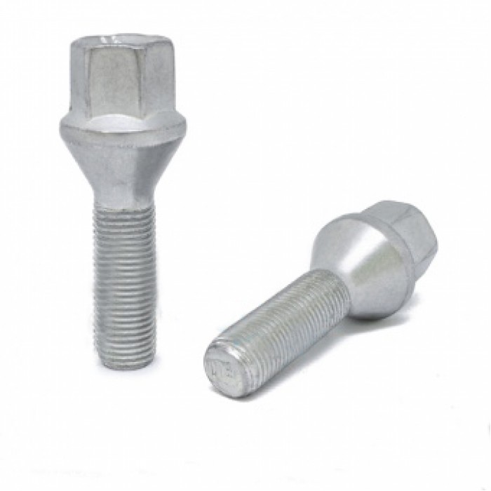Болт колісний 072137 М12х1,25х35мм конус Ключ 17мм (оцинкований)