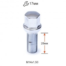 Болт сфера 14 х1,5 28мм ключ 17