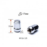 Гайка закрита конус 12х1, 25 33 мм ключ 17