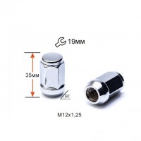 Гайка закрита конус 12х1, 25 33 мм ключ 19