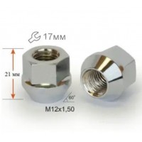 Гайка відкрита конус с вистп. 12х1,5 21 мм ключ 17