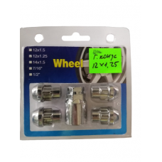 Комплект секреток гайка конус 12х1,25 WL синій