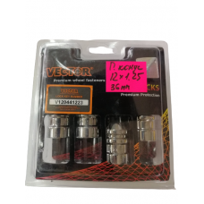 Комплект секреток Vector гайка конус 12 х 1,25  36мм