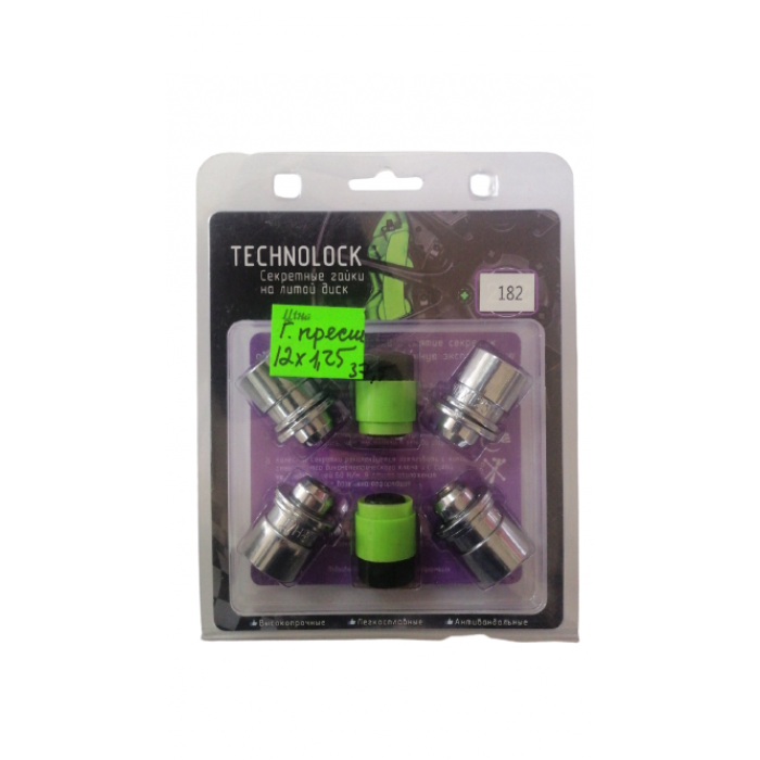 Комплект секреток Technolock гайка з шайбою 12х1,25 37мм