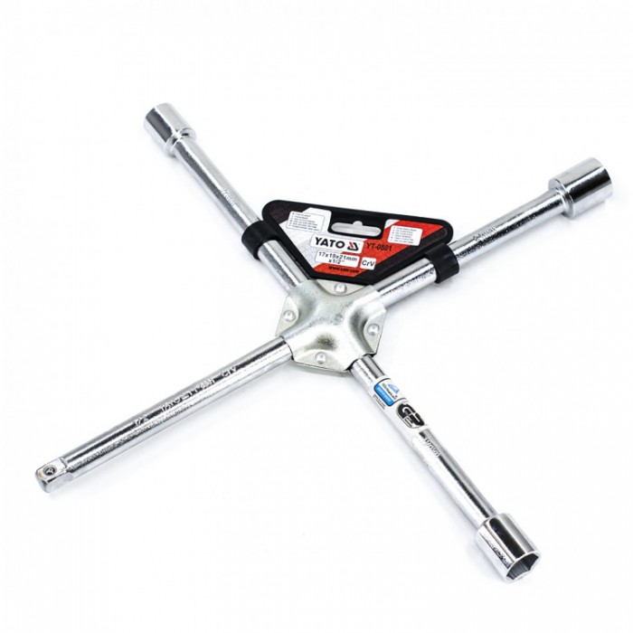 Ключ хрестоподібний Yato М17х19х21мм х1/2"
