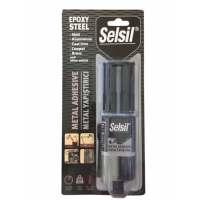 Клей епоксидний до металу Selsil steel 28г