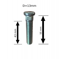 Шпилька забивна (WS-008) D=13мм (12х1,5) L=55мм ACRP130A55