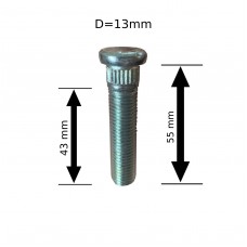 Шпилька забивна (WS-008) D=13мм (12х1,5) L=55мм ACRP130A55