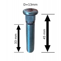 Шпилька забивна (WS-008) D=13мм (12х1,5) L=45мм ACRP130A45