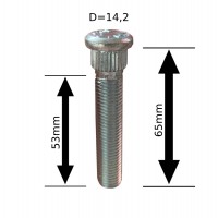 Шпилька забивна (WS-003) D=14.2мм (12х1,5) L=65мм ACRP142A55