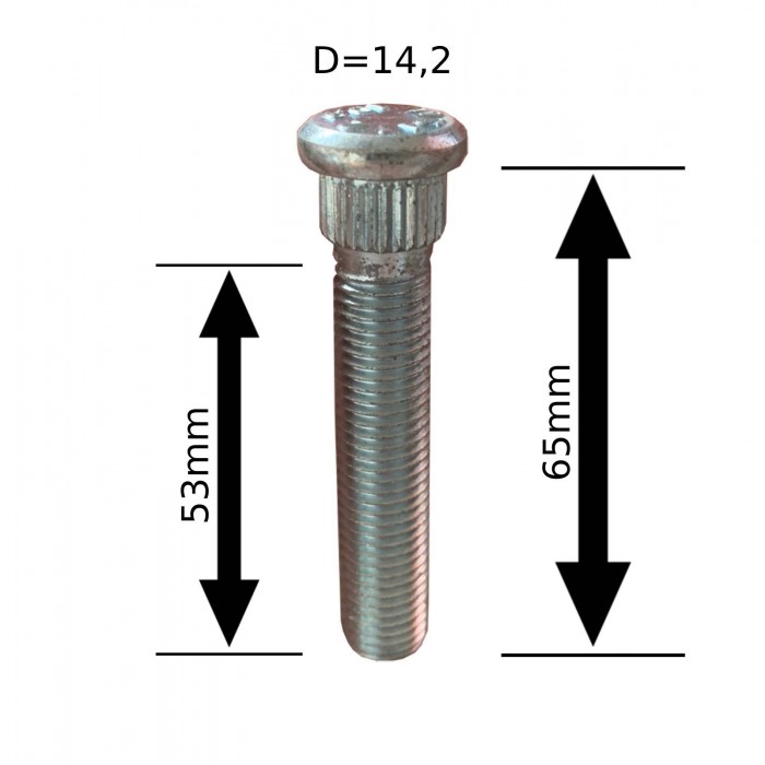 Шпилька забивна (WS-003) D=14.2мм (12х1,5) L=65мм ACRP142A55