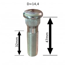 Шпилька забивна D=14.4мм (12х1,25) L=47мм ACRP144B47