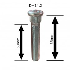 Шпилька забивна (WS-003) D=14.2мм (12х1,5) L=65мм ACRP142A55