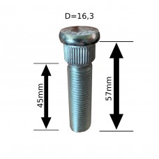 Шпилька забивна D=16.3мм (14х1,5) L=57мм ACRP163D57