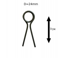 Пpужинa для пeдaльнoгo вузлa шинoмoнтaжнoгo cтeнду (V-oбp. 3 виткa, довжина вусиків - 7см) 200169