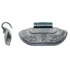 Тягарець набивний для балансування сталевих дисків Toal STD 25г