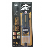 Клей епоксидний двокомпонентний "5хв" Selsil syringe 28г