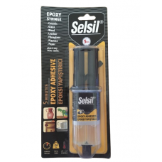 Клей епоксидний двокомпонентний "5хв" Selsil syringe 28г