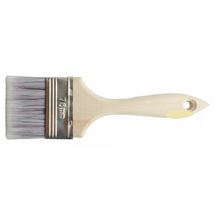 Пензель малярний плоский воскований 76мм SUPER PROFI 19V576