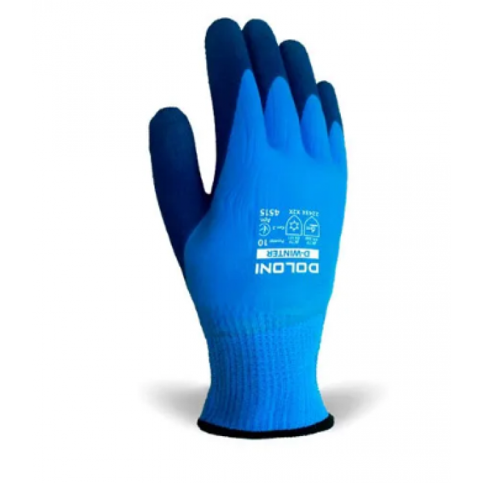 Зимові рукавички DOLONI 4515  з повним латексним покриттям р.10 (XL)