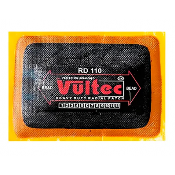 Радіальний пластир Vultec жовтий RD-110 (45x75mm) жорсткий