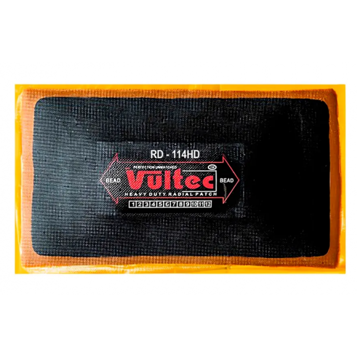 Радіальний пластир Vultec жовтий RD-114HD (80x150mm) жорсткий